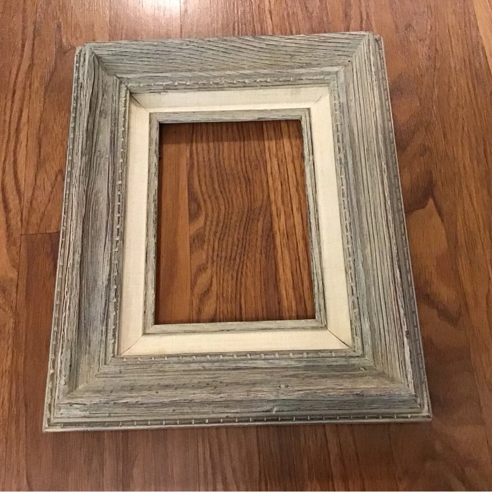 Vintage distressed wood frame